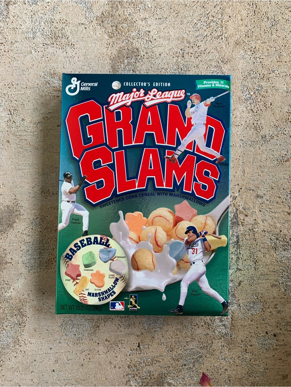 Vintage Grand Slams Cereal Box